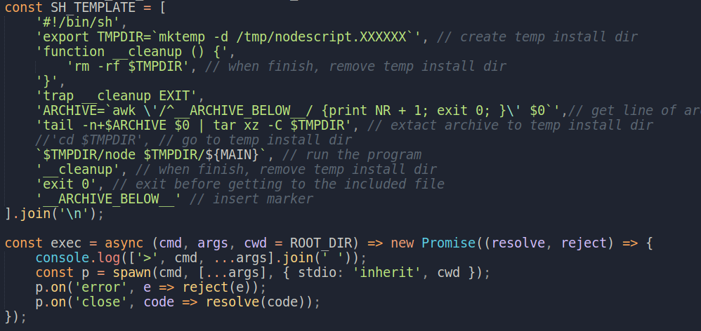 Making A Binary From Node Js Scripts